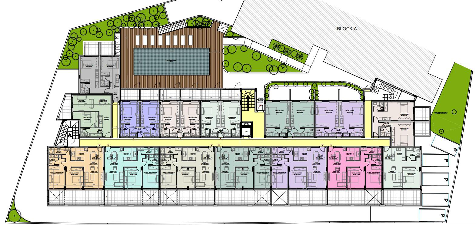 Oasis Sun Block B · Ground floor